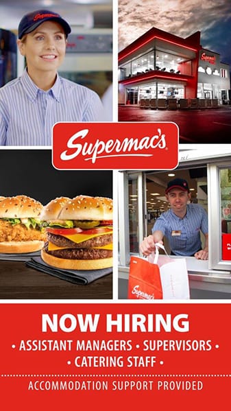 Supermacs now hiring